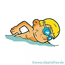 Schwimmen Clipart Bild kostenlos