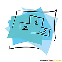 Siegerpodest Clipart - Sport Bilder kostenlos
