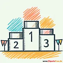 Siegerpodest Clipart