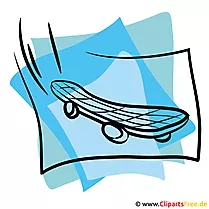 Skateboard Clipart - Sport Bilder kostenlos