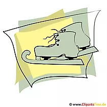 Sport Cliparts - Schlittschuhe Bild