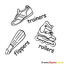 Sportschuhe, Inliner, Flossen - Sport Bilder kostenlos