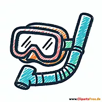 Taucherbrille Clipart