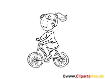Fahrradrennen Bild, Clipart, Zeichnung
