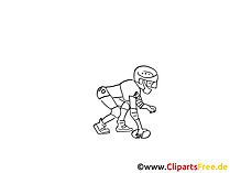 45+ Sportler Clipart Schwarz Weiß PNG