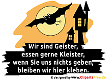 Gruselige Sprüche zu Halloween via WhatsApp, Facebook, Twitter etc. verschicken