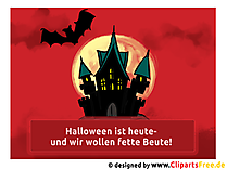 Karten mit Sprüchen und Gedichten zu Halloween via WhatsApp, Facebook, Twitter etc. verschicken