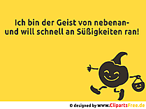 Lustiger Spruch zu Halloween