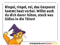 Spruch-Bild Halloween