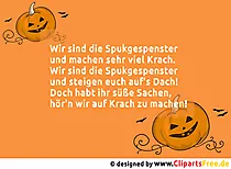 Witzige Sprüche zu Halloween via WhatsApp, Facebook, Twitter etc. verschicken