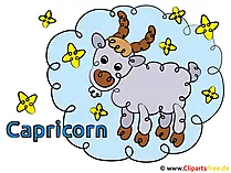 Sternzeichen Steinbock Cartoon - Bild