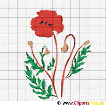 Blumen Kreuzstichvorlagen Bilder Cliparts Gifs Illustrationen