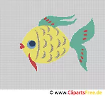 Stickbilder zum Herunterladen kostenlos Fisch