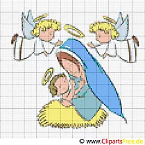 Christmas stitch template free