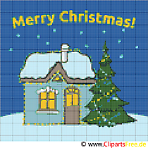 Kostenlose Stickmuster zu Weihnachten und Neujahr