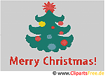 Stickvorlagen kostenlos Weihnachtsbaum