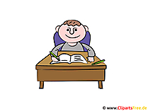 Strichmaennchen Schreibtisch