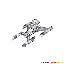 Spaceship Clipart, Bild, Cartoon, Grafik, Illustration