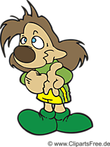 Cartoon Igel Bild, Illustration, Grafik