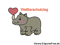 Clipart kostenlos zum Welttierschutztag