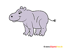 Flusspferd Clipart
