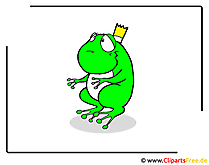 Froschprinz Cartoon-Bild free
