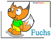 Fuchs Cartoon Clipart free