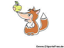 Fuchs Clipart - Süße Cliparts