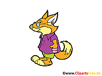 Fuchs Clipart, Bild, Illustration, Grafik