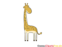 Giraffe Clipart, Illustration, Bild kostenlos