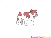 Bulldog Clipart Hunderassen Bilder zum Drucken