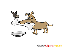 Hund auf dem Bauernhof Clipart, Comic, Bild, Illustration