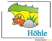 Lizenzfreie Clipart Hoehle