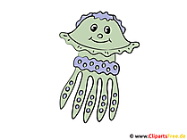 Oktopus lustiges Bild