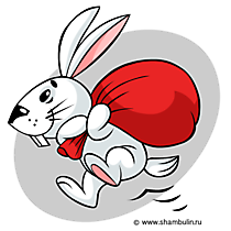 Osterhase Bild - Cliparts zu Ostern