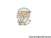 Schaf Bild-Clipart - kostenlose Tierbilder Schaf Bild-Clipart - kostenlose Tierbilder