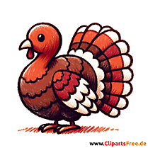 Clip Art Truthahn kostenlos