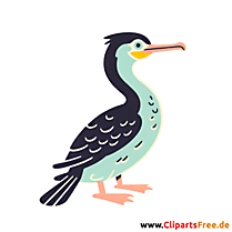 Kormoran Clipart - Bilder zum Thema Vögel