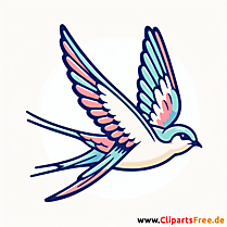 Mauersegler Clipart - Bilder zum Thema Vögel