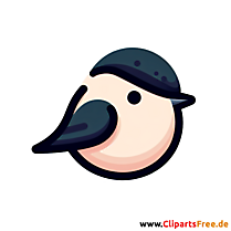 Mönchsgrasmücke Clipart - Bilder zum Thema Vögel