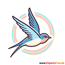Schwalbe Clip Art - Bilder zum Thema Vögel