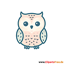 Steinkauz Clipart - Bilder zum Thema Vögel