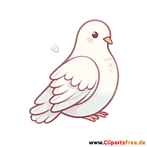 Taube Clip Art - Bilder mit Vögeln
