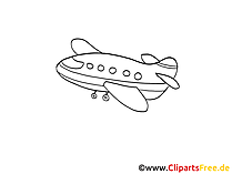 Airplane, plane clip art, image, pic, comic, cartoon