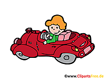 Cabrio Bild, Clipart, Illustration, Grafik, Zeichnung kostenlos
