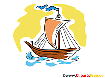 Clipart Wikinger Schiff kostenlos