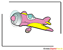 Flieger Cartoon Clipart free