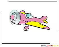Flieger Cartoon Clipart free
