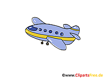 Flugzeug, Jet Clipart, Bild, Cartoon, Comic, Grafik