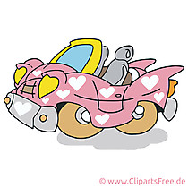 Hochzeitslimousine Clipart, Bild, Cartoon kostenlos